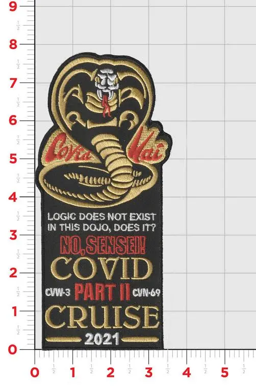Uss Eisenhower Cvn-69 Covid Kai Cruise Patch 1
