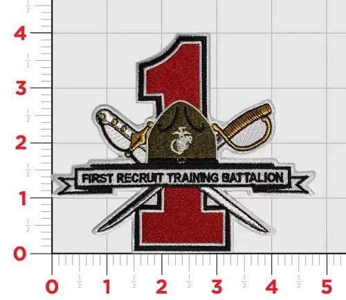 Officially Licensed 1St Recruit Training Battalion Parris Island Patch 1