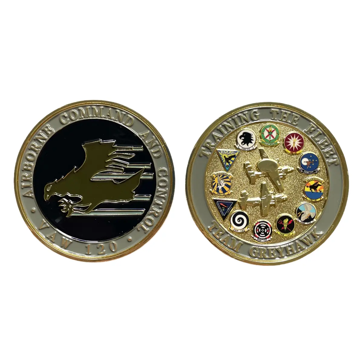 Official Vaw-120 Greyhawks Command Coin 1