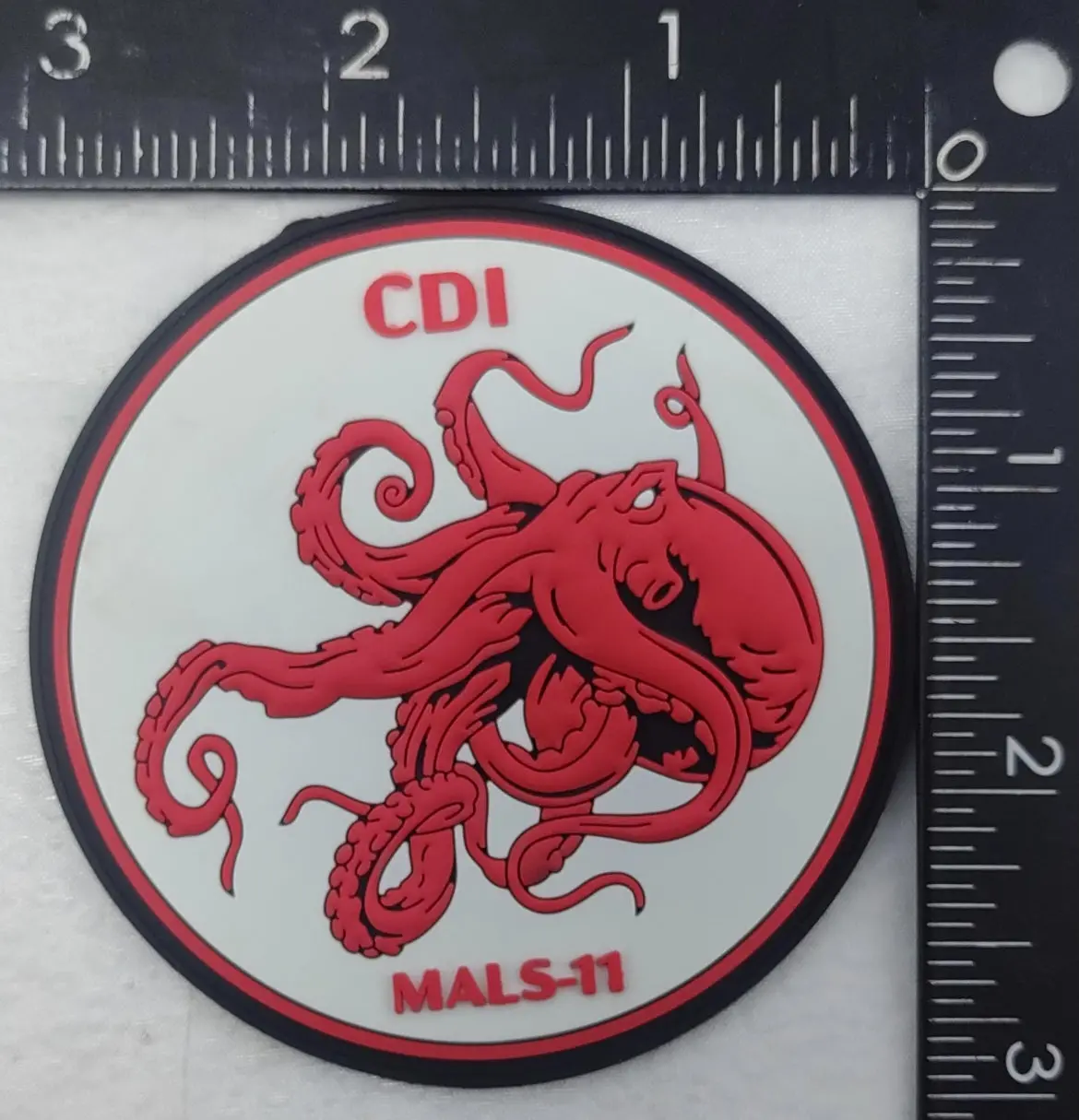 Official Mals-11 Devilfish Pvc Qual Shoulder Patch 1