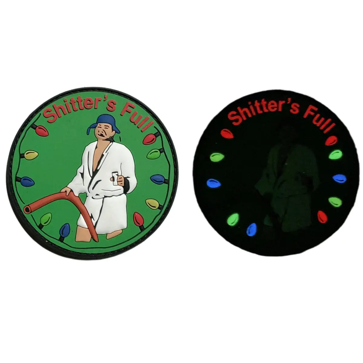 Cousin Eddie "Shitter's Full" Ch-53 Christmas Pvc Patch 1