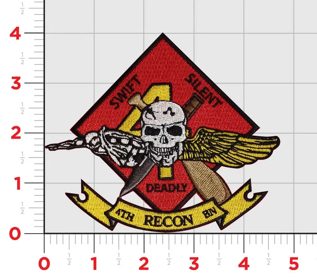Officially Licensed Usmc 4Th Recon Patch 1