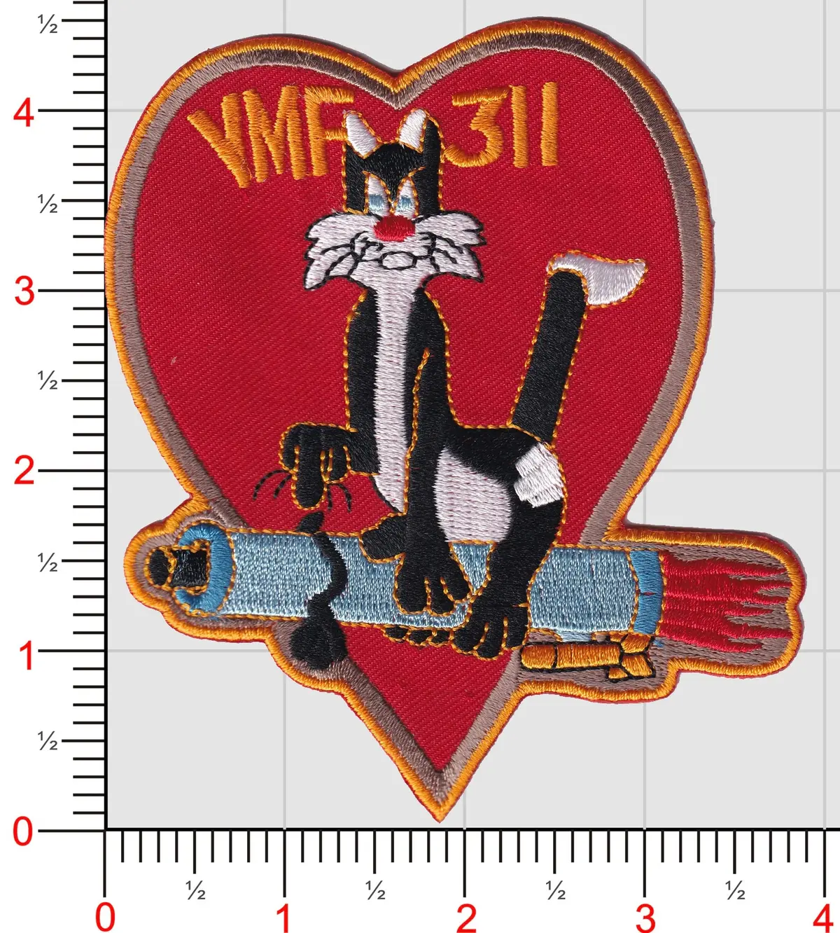 Officially Licensed Usmc Vmf-311 Tomcats John Glenn Patch 1