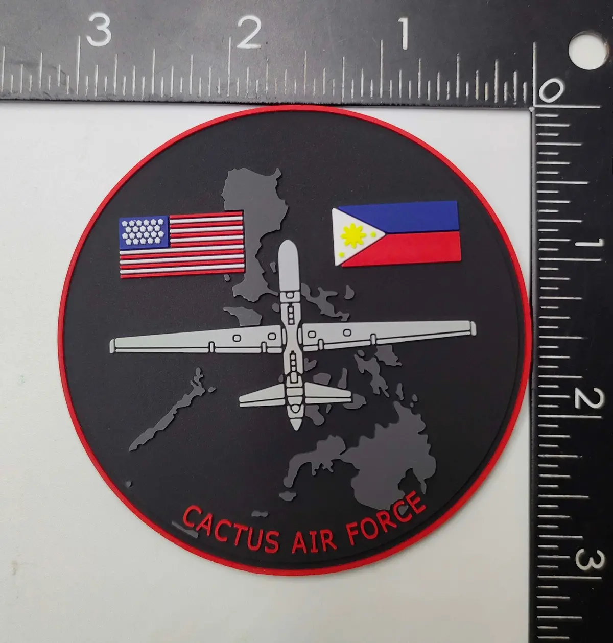 Official Vmu-1 Cactus Air Force Philippines Shoulder Patch 1