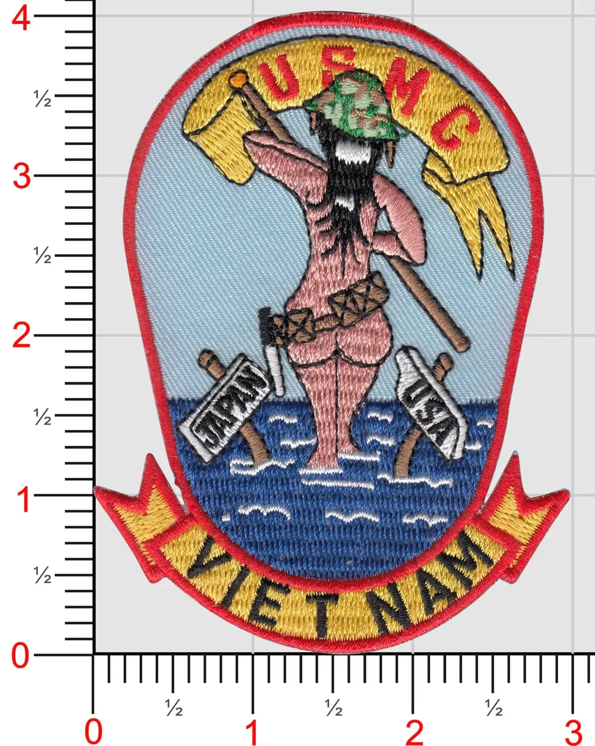 Usmc Vietnam Girl Patch 1