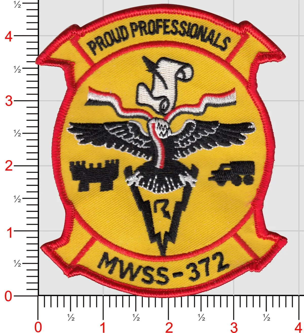 Officially Licensed Usmc Mwss-372 Patch 1
