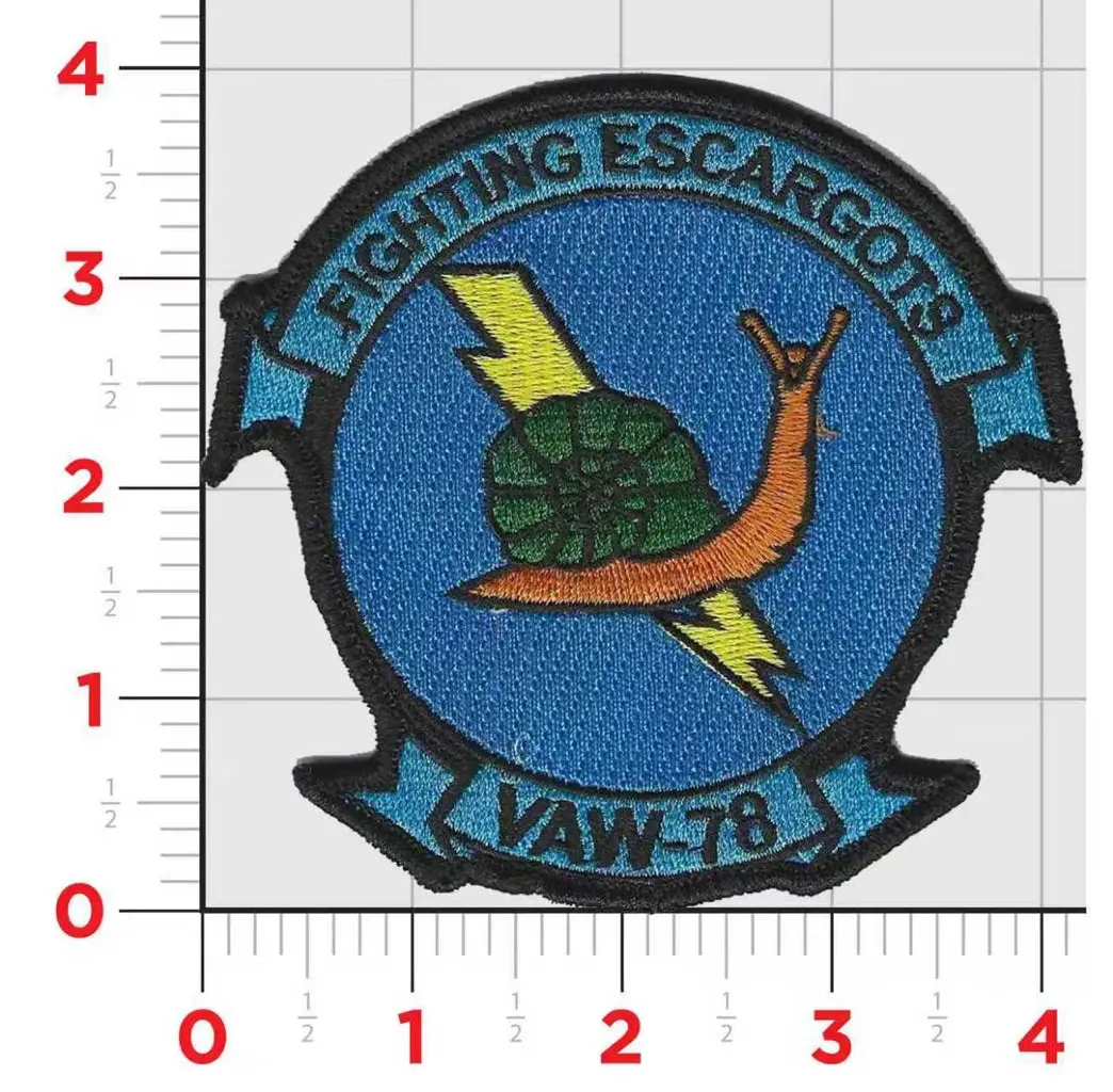 Officially Licensed Us Navy Vaw-78 Fighting Escargots Patch 1