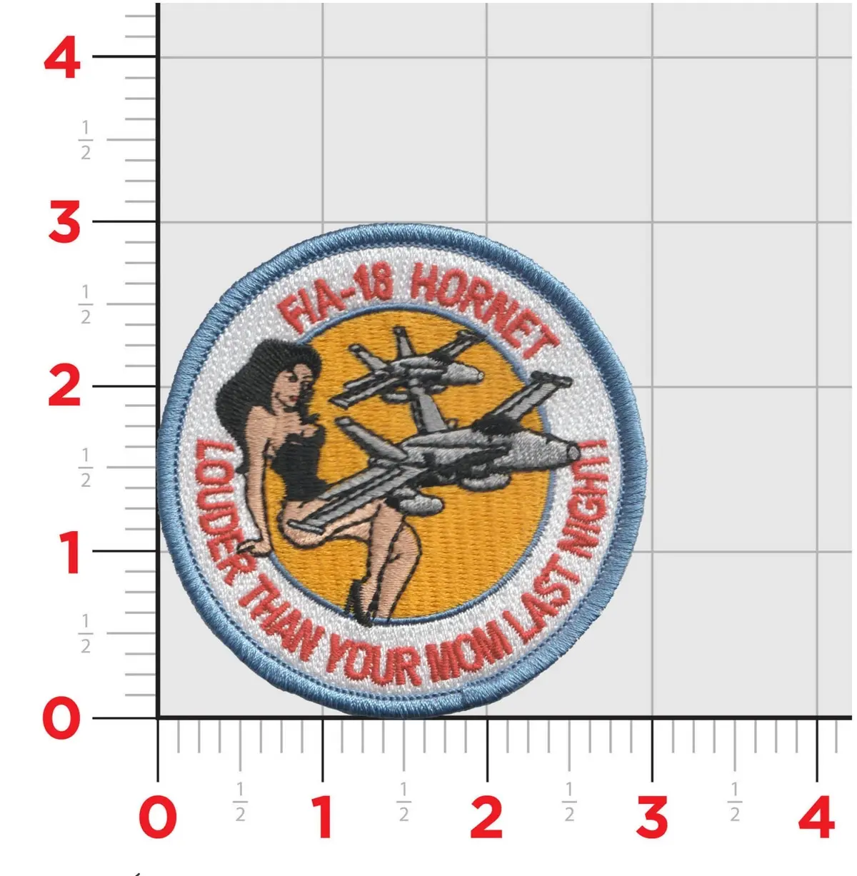 Vmfa-112 Cowboys Louder Than Your Mom Last Night Shoulder Patch 1