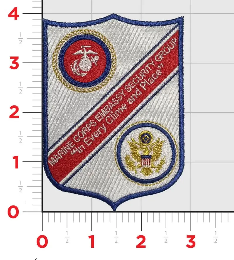Officially Licensed Usmc Embassy Security Group Patch 1