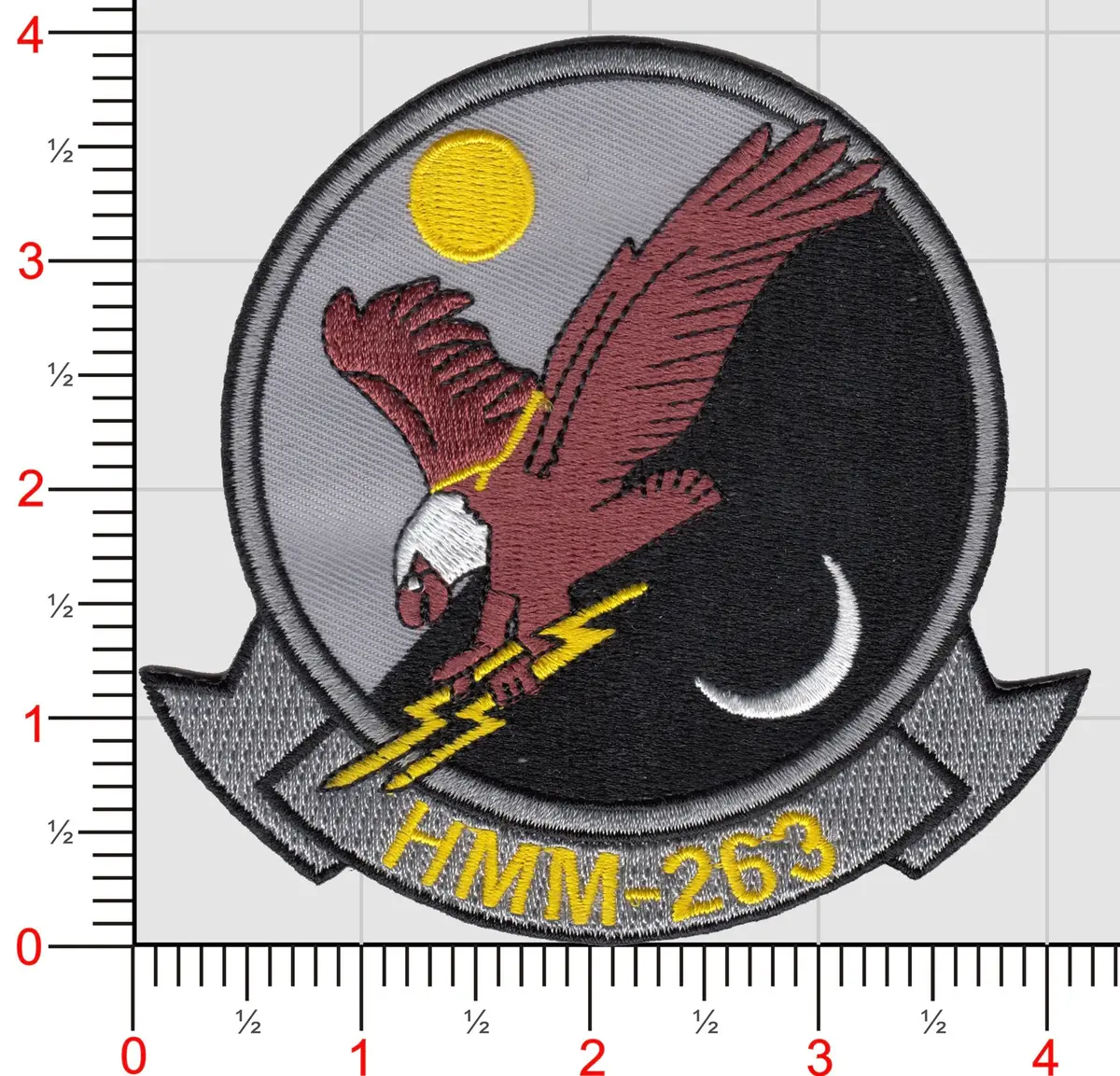 Officially Licensed Usmc Hmm 263 Thunder Eagles Patch 1
