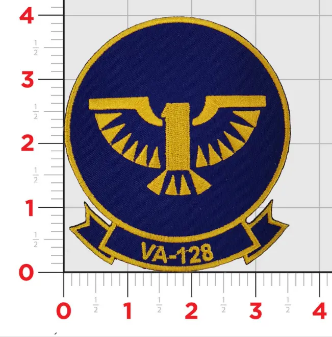 Officially Licensed Us Navy Va-128 Golden Intruders Patch 1