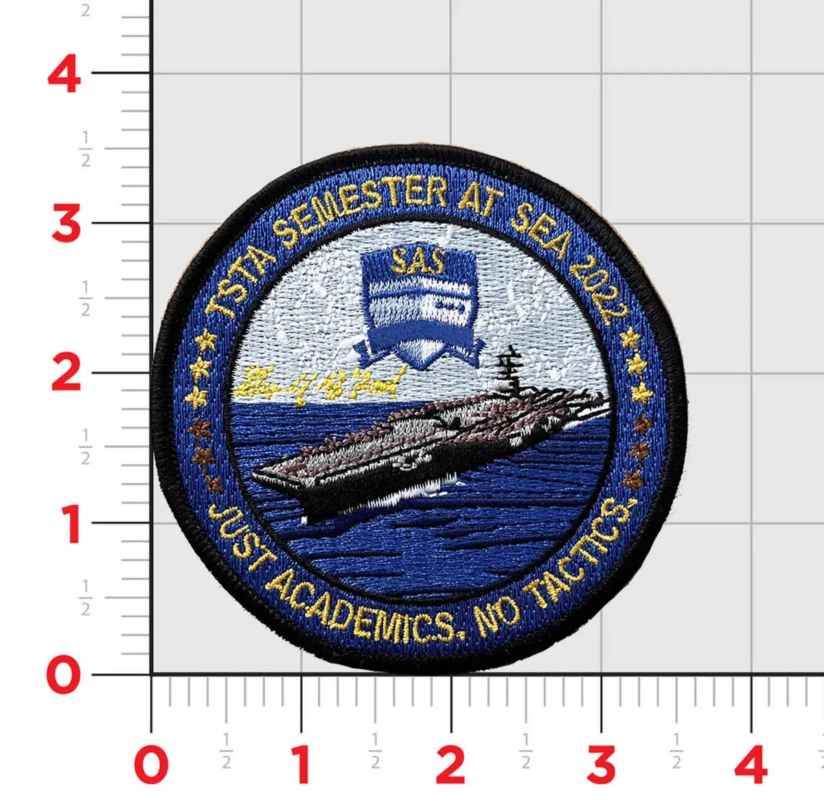 Official Vaw-124 Semester Abroad Shoulder Patch 1