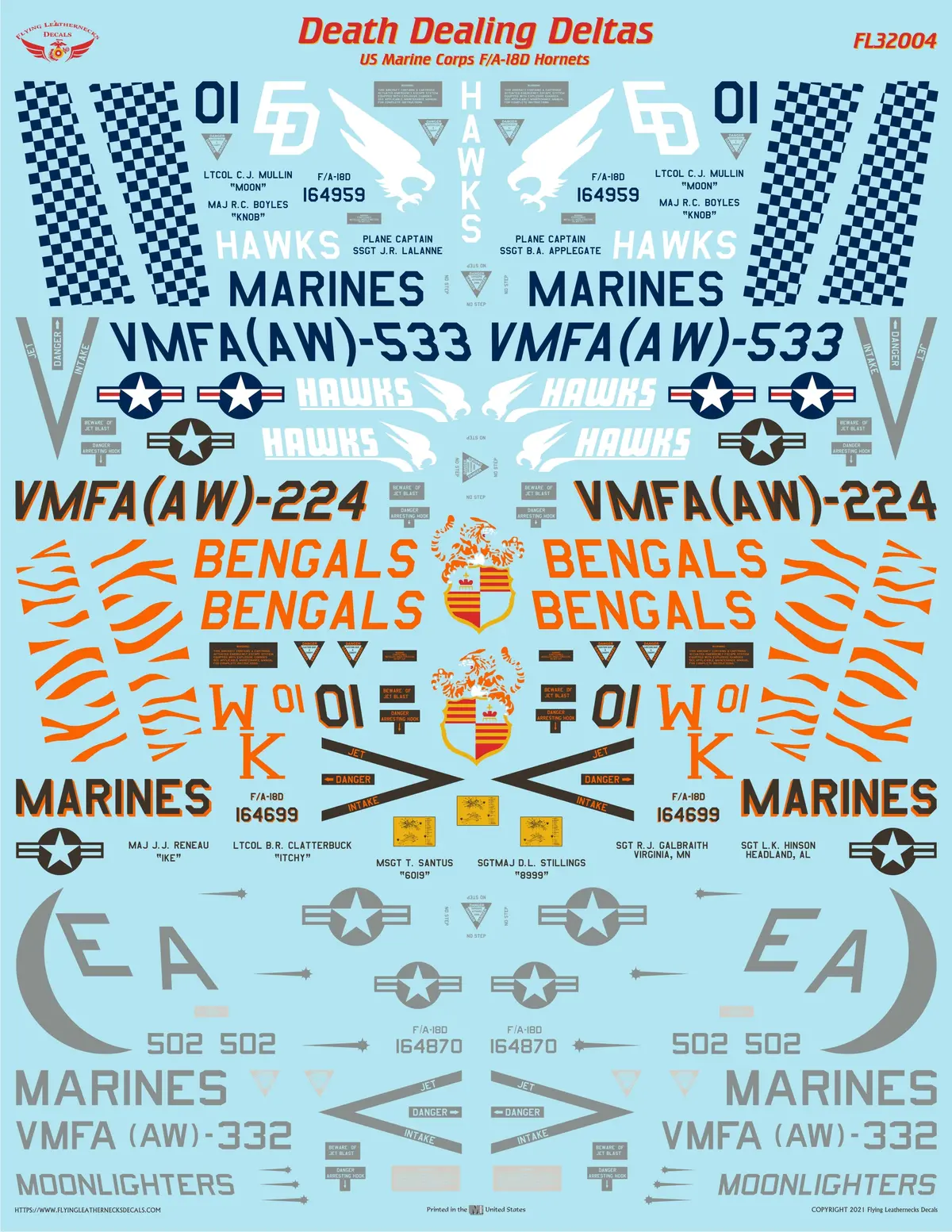 1/32 Scale F/A-18D Devil Dog Deltas 1