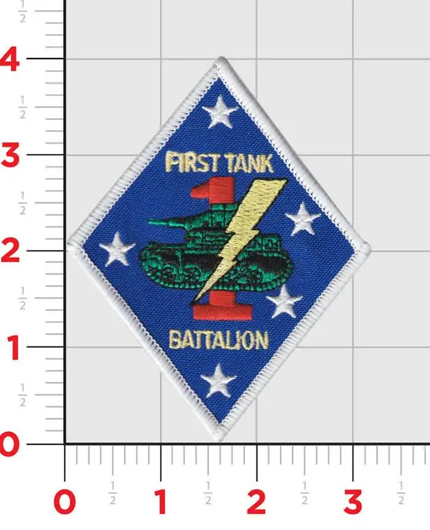 1St Tank Battalion M-60 Patch 1