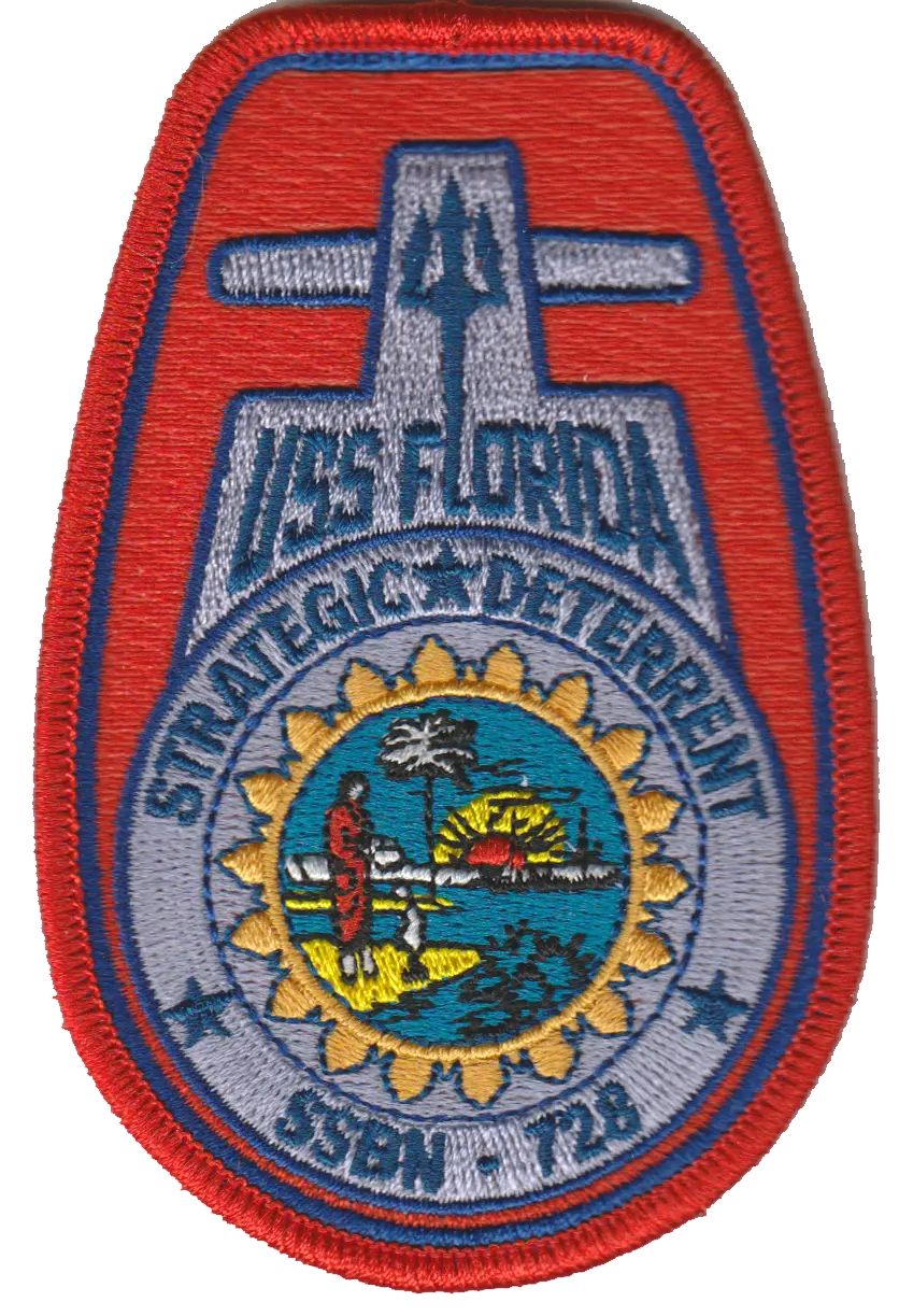 Officially Licensed Us Navy Uss Florida Ssbn-728 Patch 1