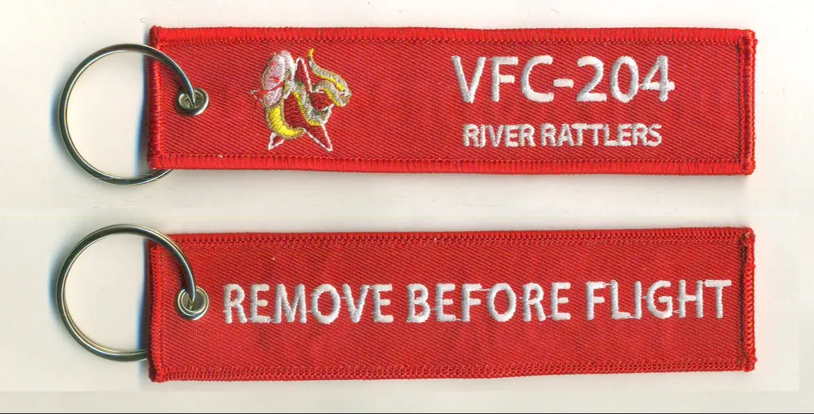 Official Vfc-204 River Rattlers Remove Before Flight Key Ring 1