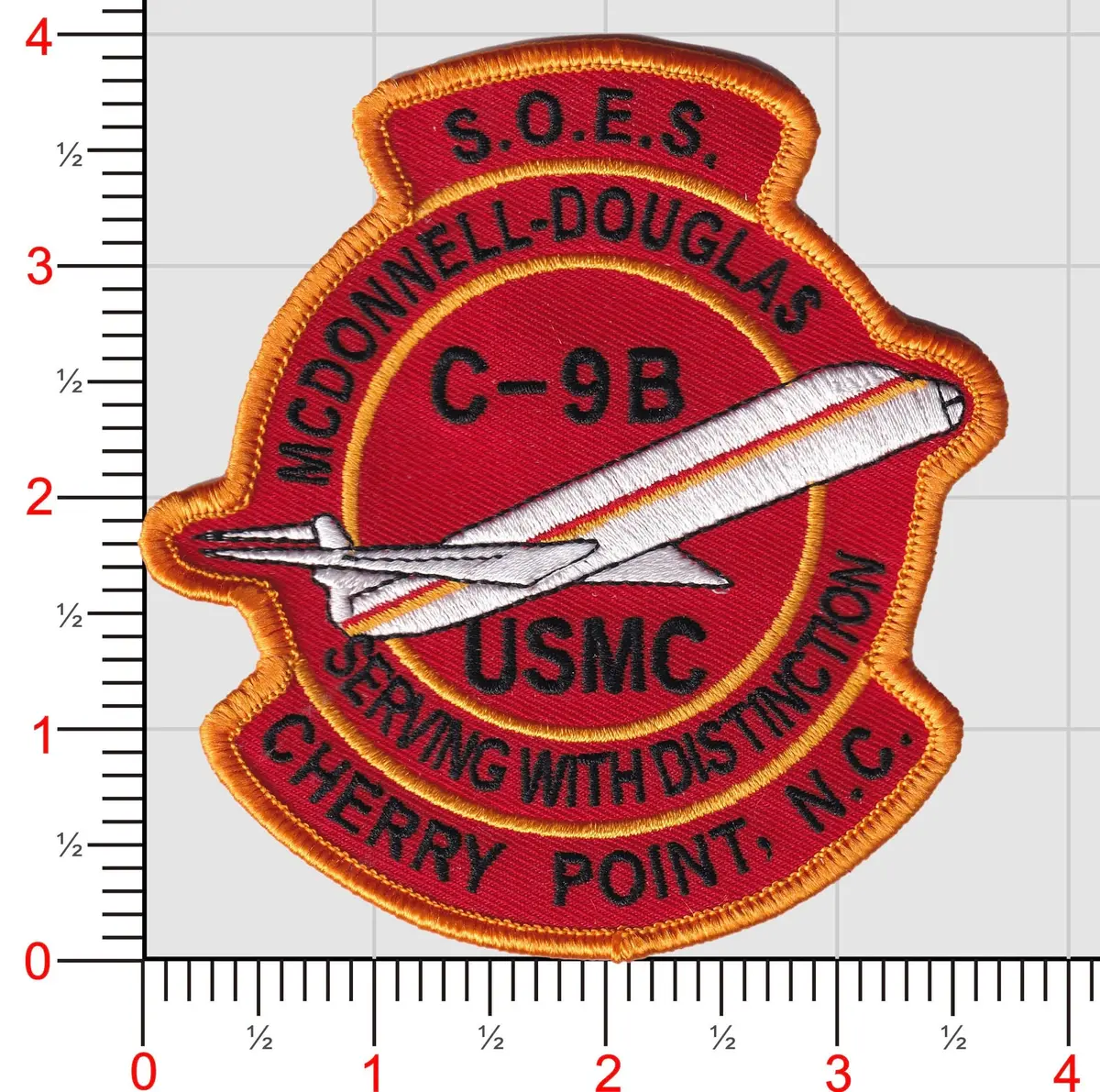 Officially Licensed Cherry Point Soes C-9B Patch 1