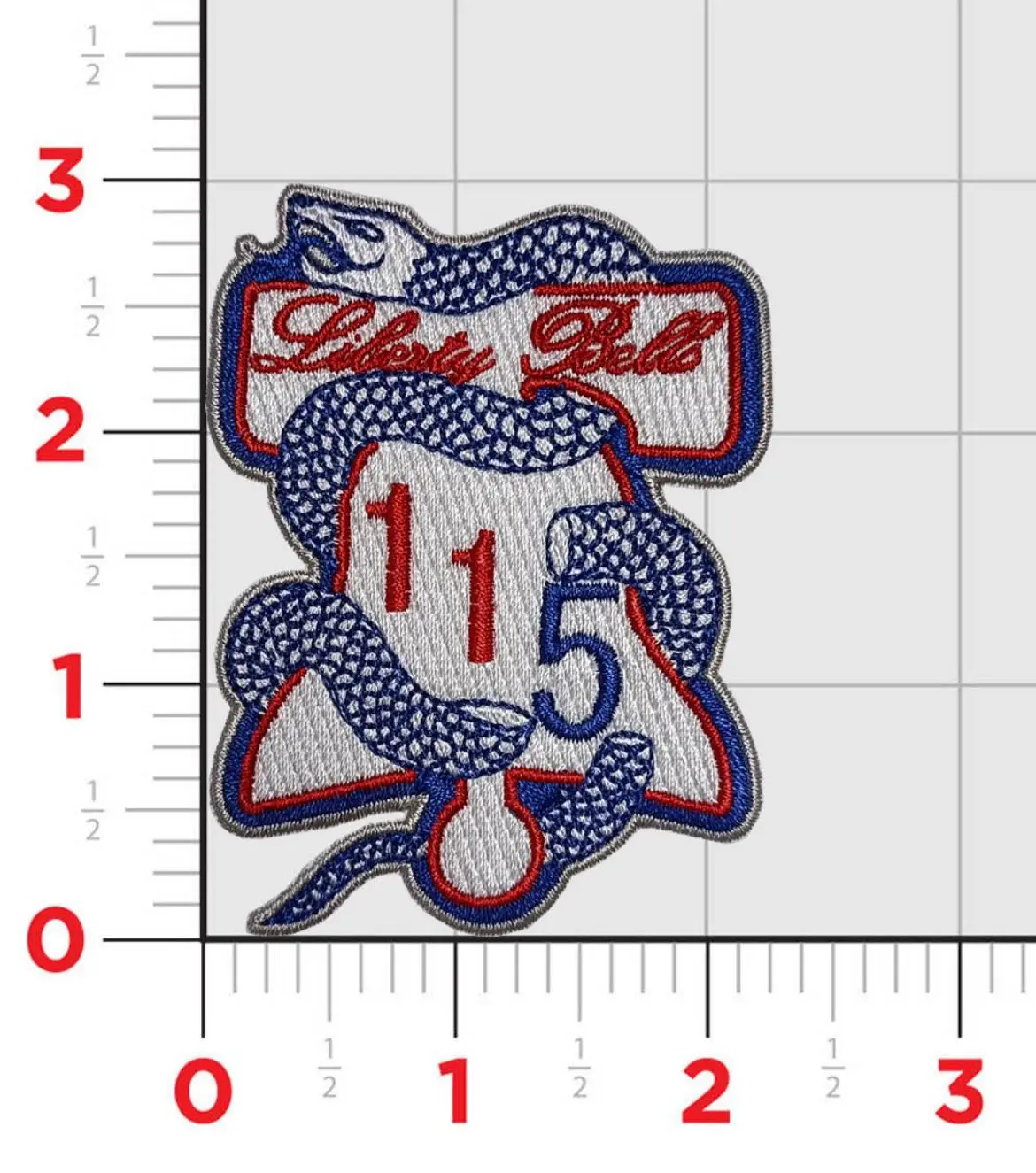 Official Vaw-115 Liberty Bells Snake Shoulder Patch 1