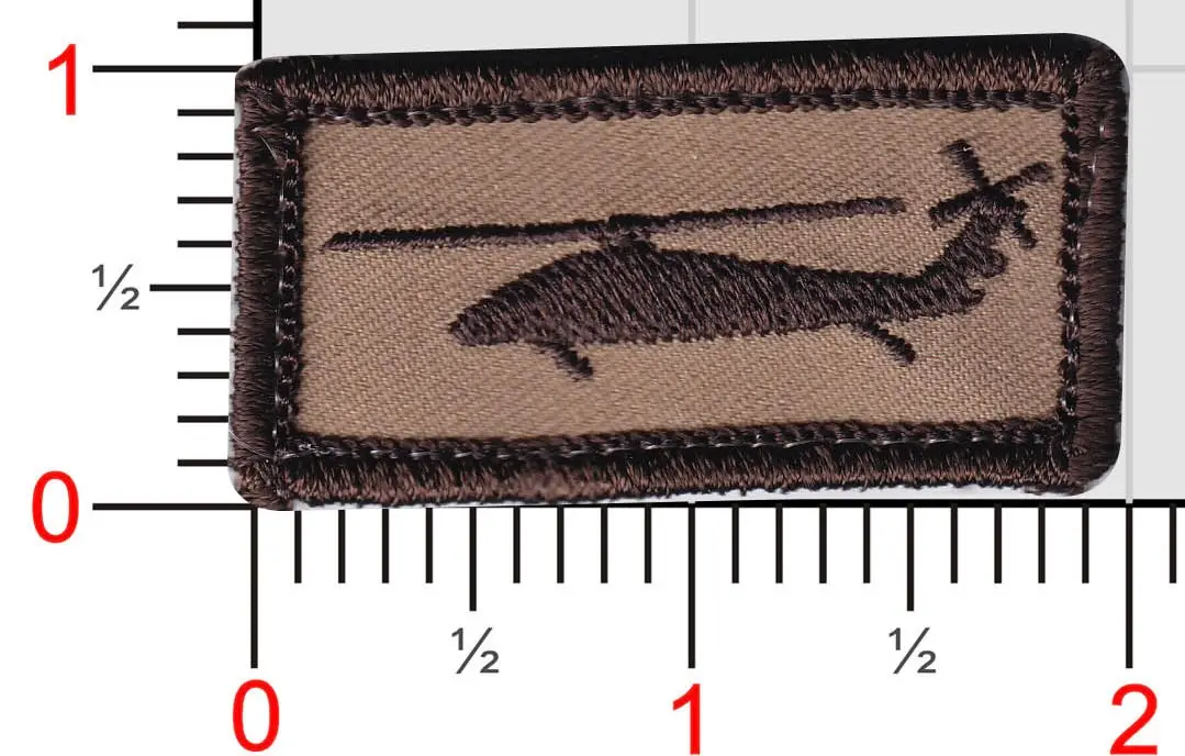 Desert Subdued Uh-60 Blackhawk Tab Patch 1