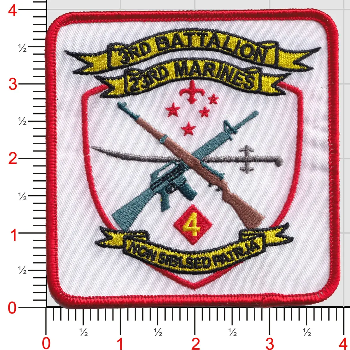 Officially Licensed Usmc 3Rd Bn 23Rd Marines 3/23 Patch 1
