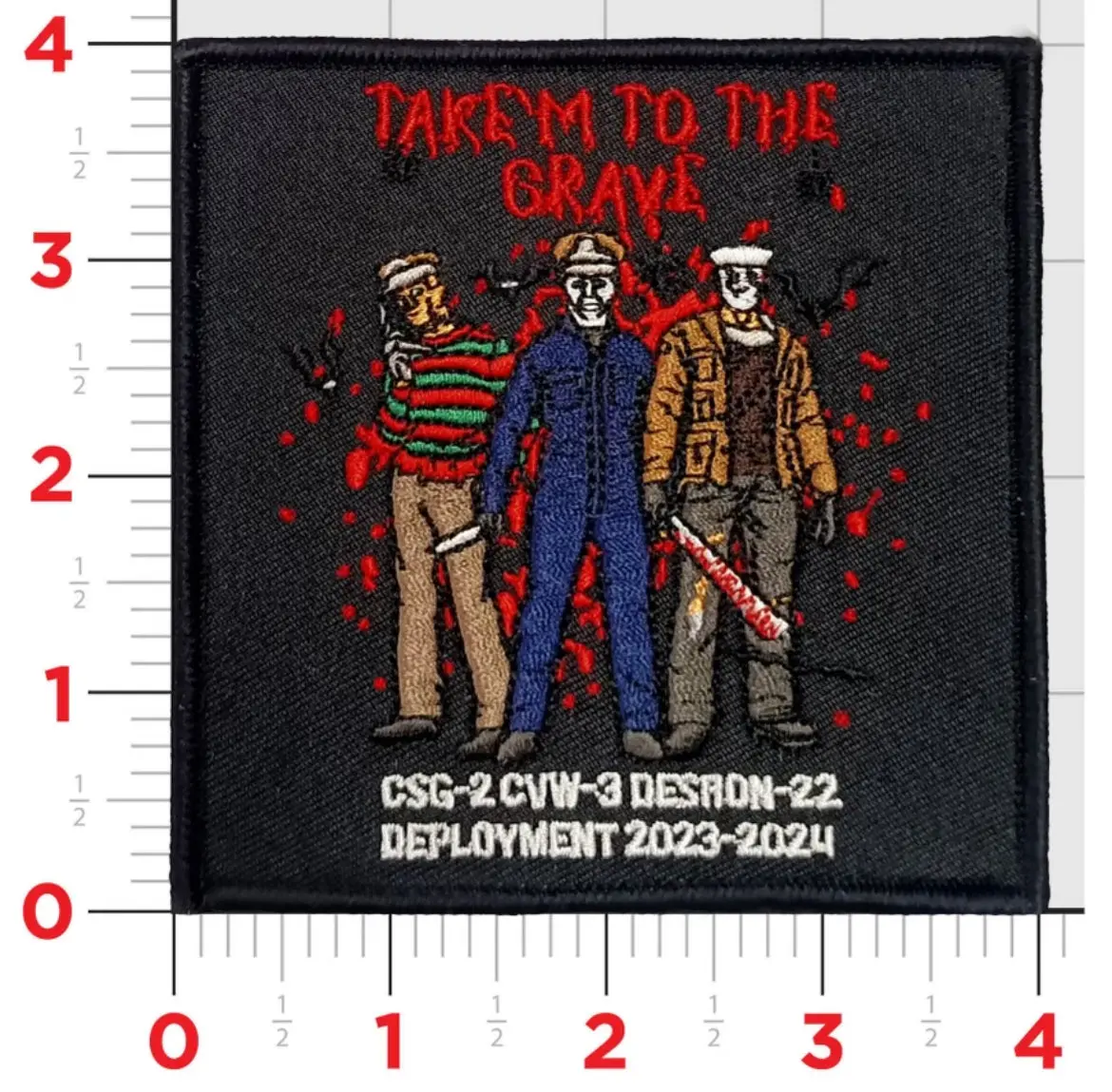 Official Uss Gravely Ddg-107 Csg-22 Desron-22 Deployment Patch 1