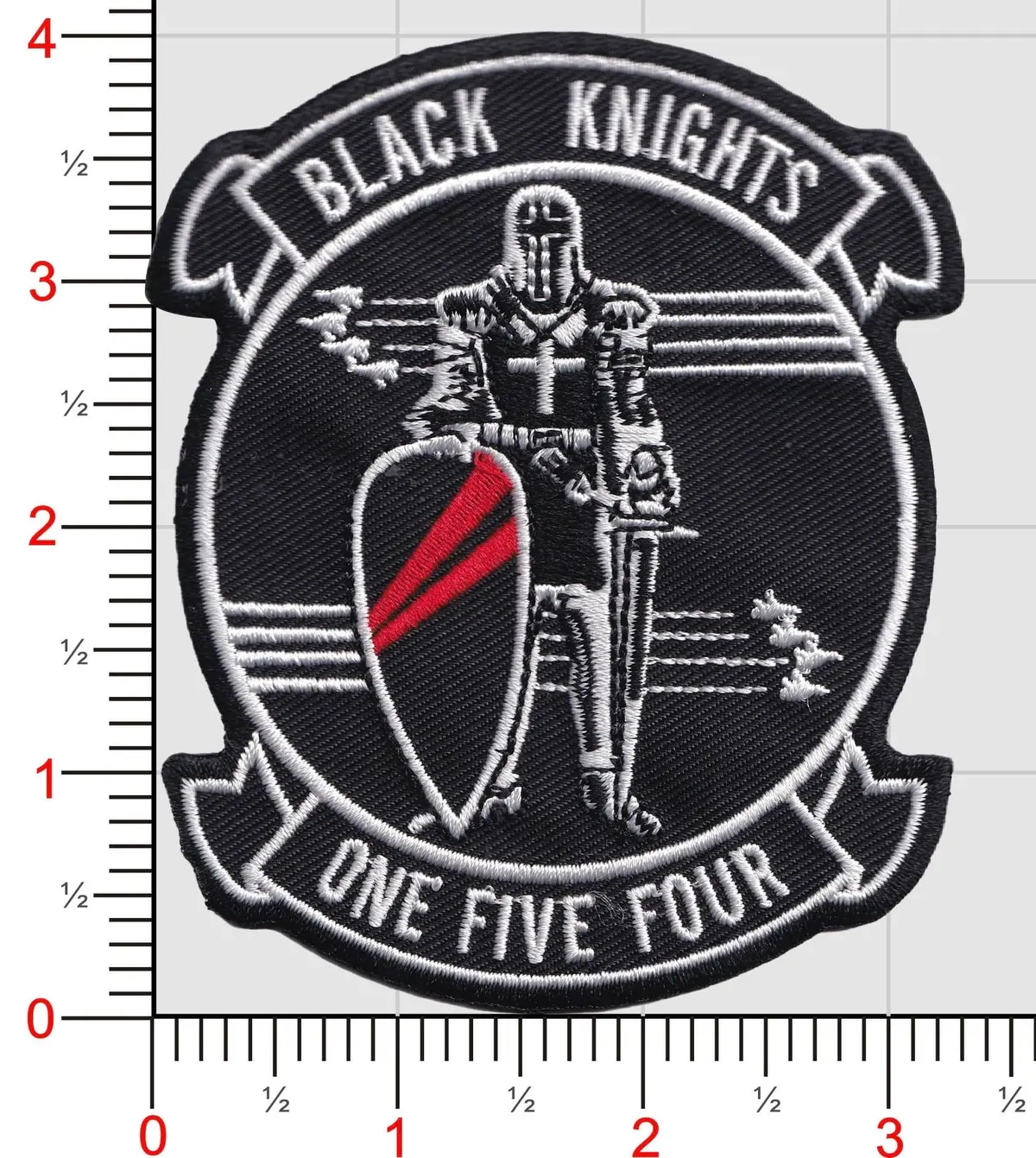 Officially Licensed Us Navy Vf-154 Black Knights Patch 1
