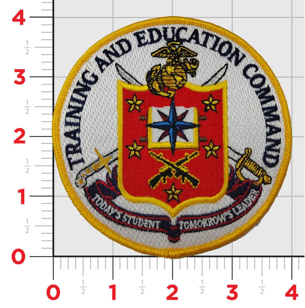 Officially Licensed Usmc Training And Education Command Patch 1