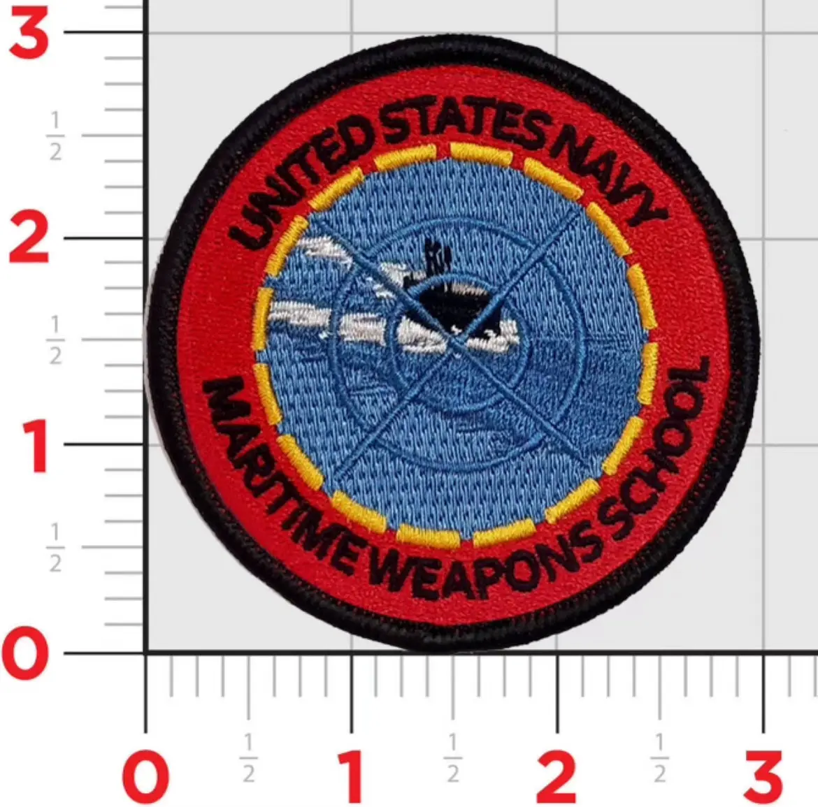 Officially Licensed Us Navy Maritime Weapons School Patch 1