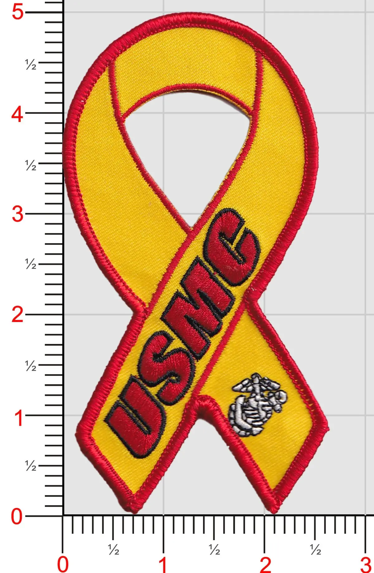 Officially Licensed Usmc Yellow Ribbon Patch 1