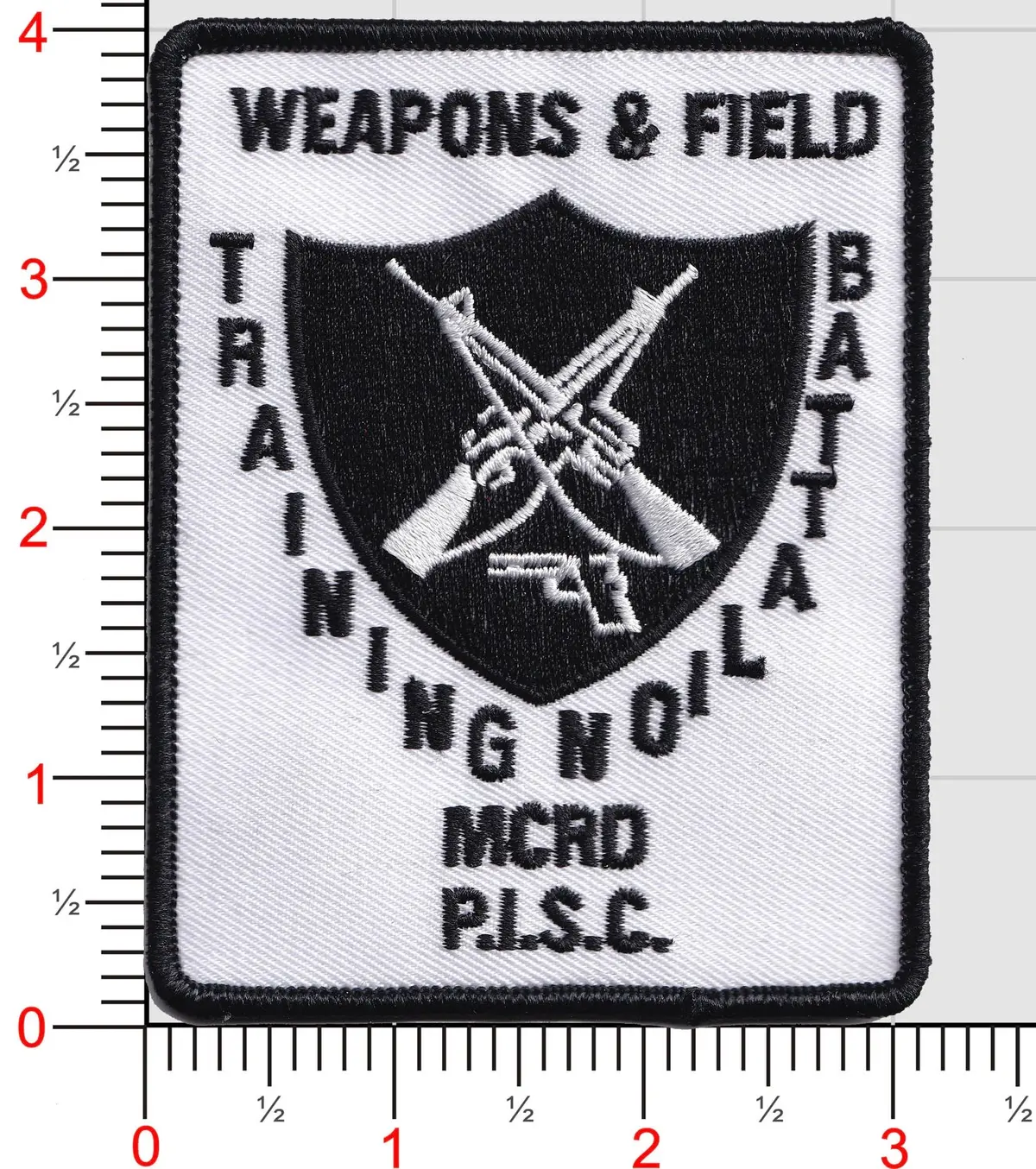 Officially Licensed Usmc Weapons And Training Field Battalion Parris Island Patch 1