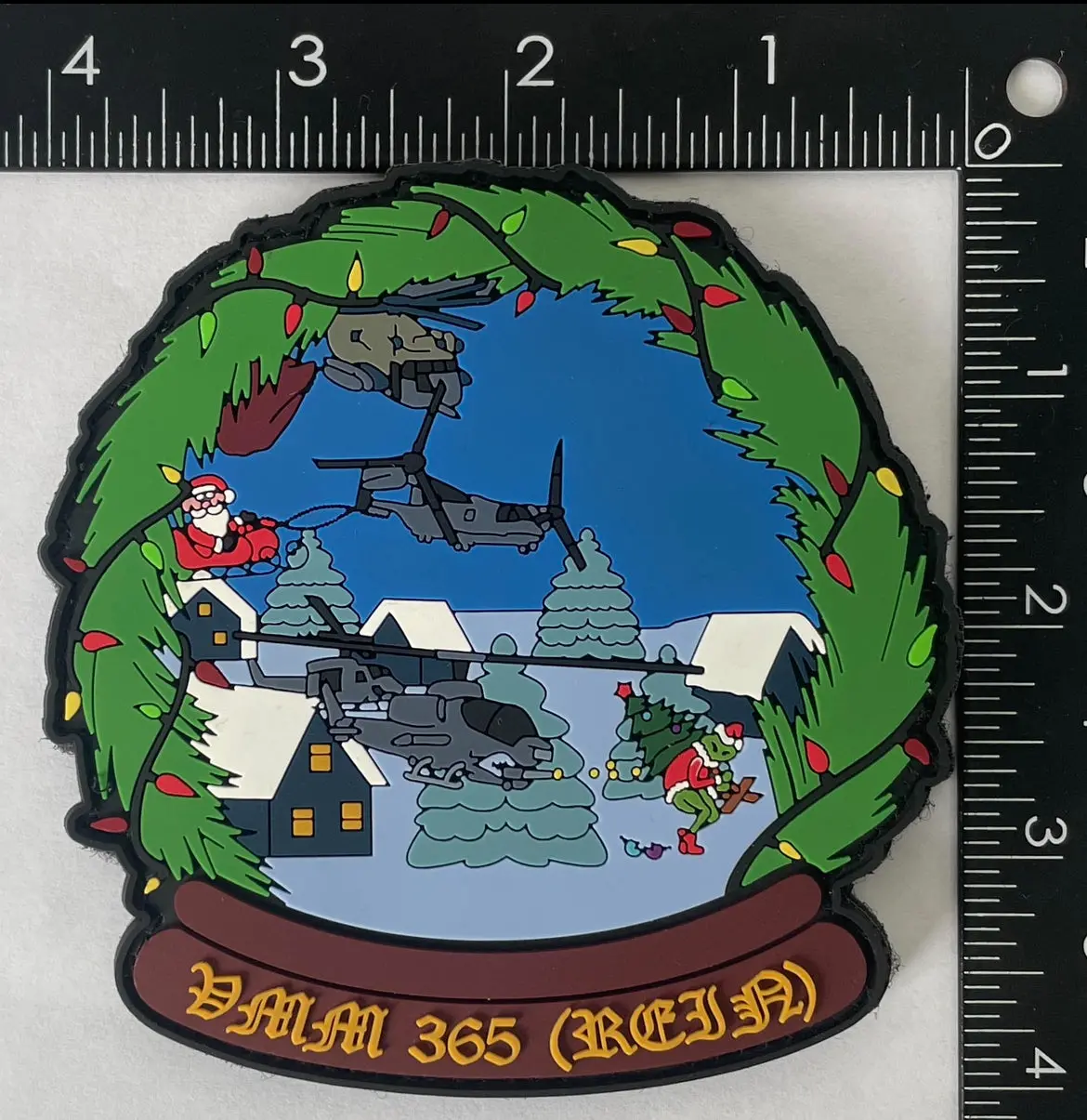 Official Vmm-365 (Rein) Christmas Pvc Patch 1