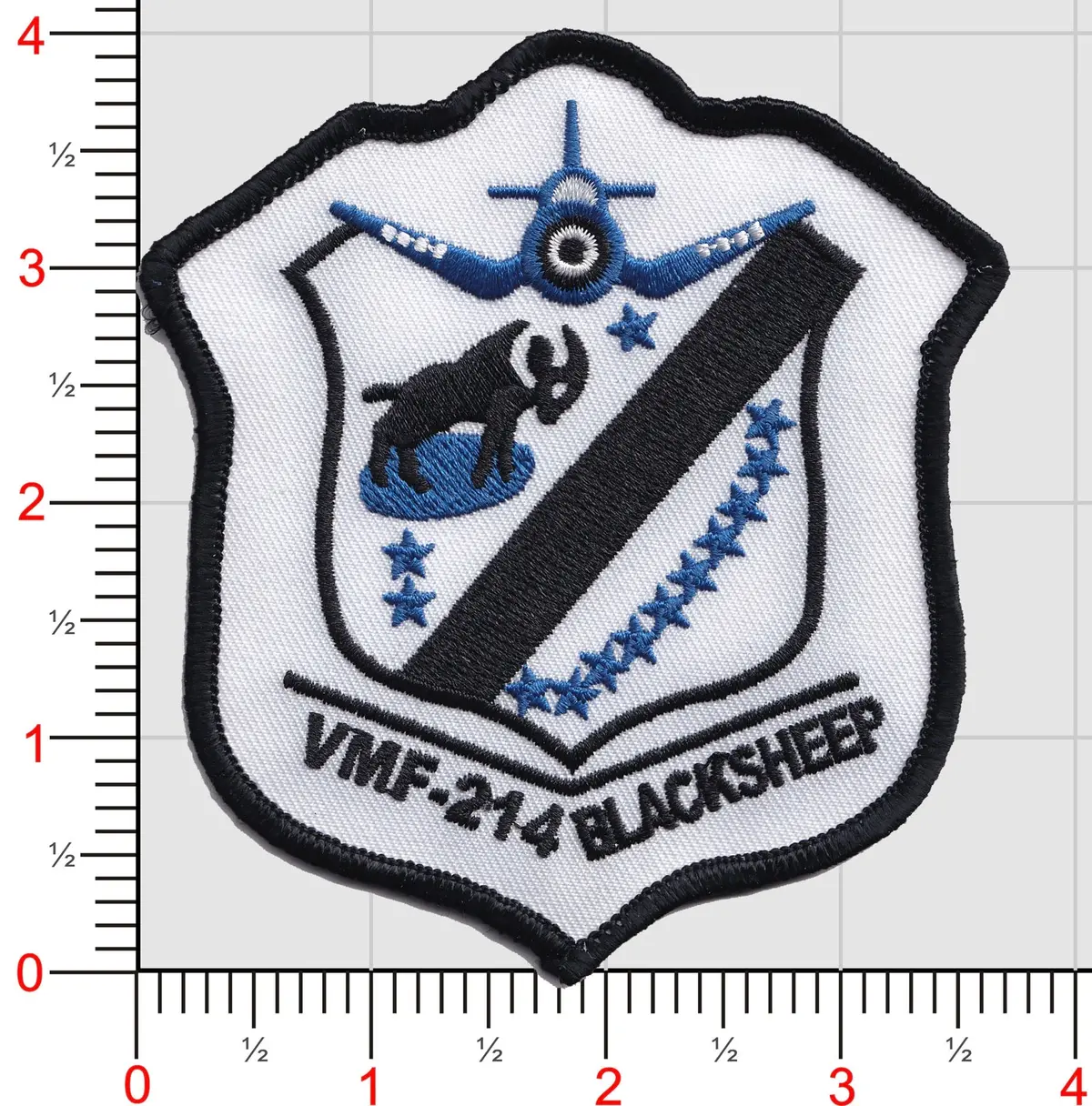 Officially Licensed Usmc Vmf-214 Blacksheep Patches 1