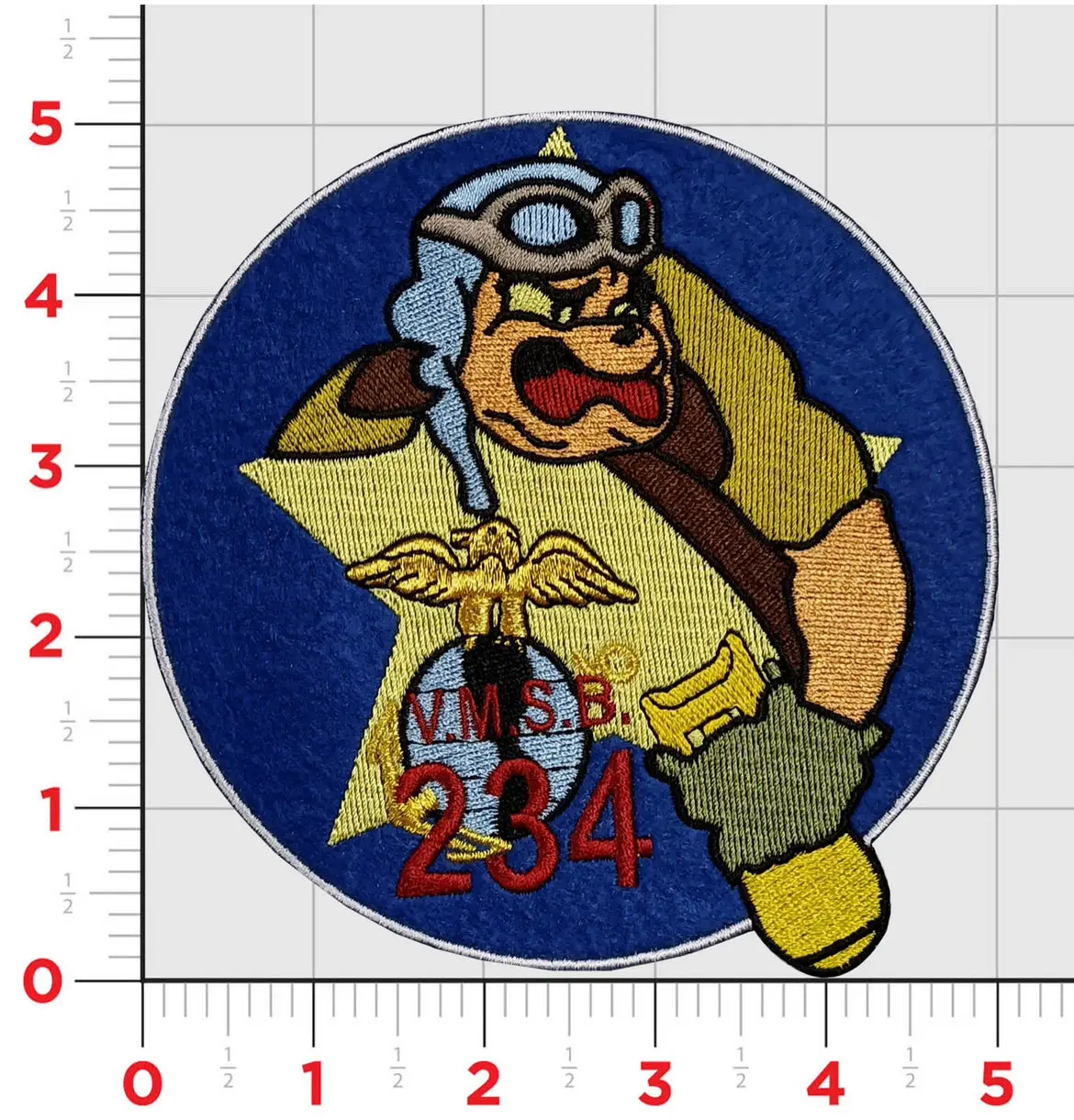 Officially Licensed Usmc Vmsb-234 Wwii Squadron Patch 1