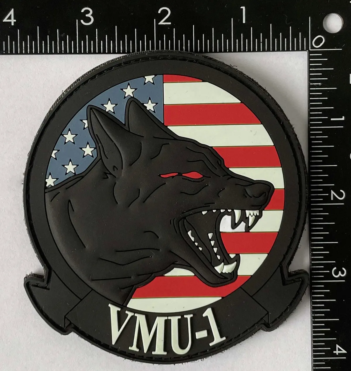 Officially Licensed Usmc Vmu-1 Watchdogs Pvc Squadron Patches 2