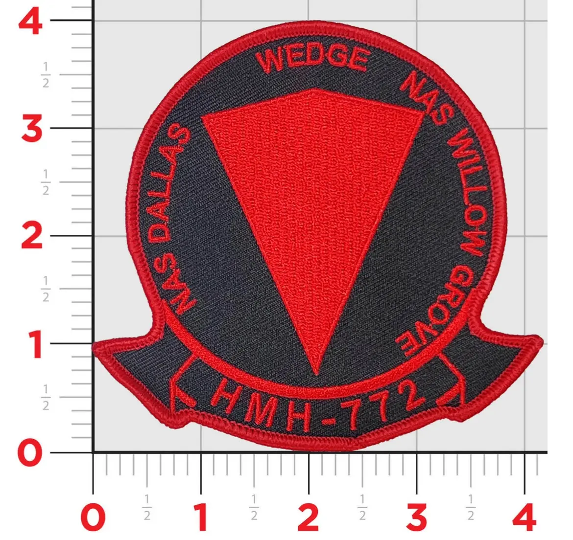 Official Hmh-772 Wedge Historic 1991 Patch 1