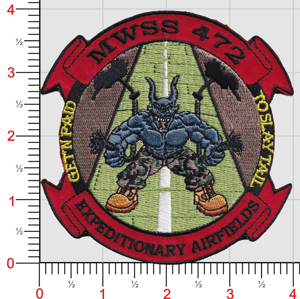 Official Mwss-472 Dragons Expeditionary Airfields Patch 1