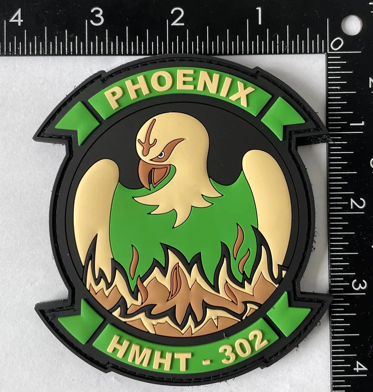 Officially Licensed Hmht-302 Phoenix Legacy Pvc Patch 1