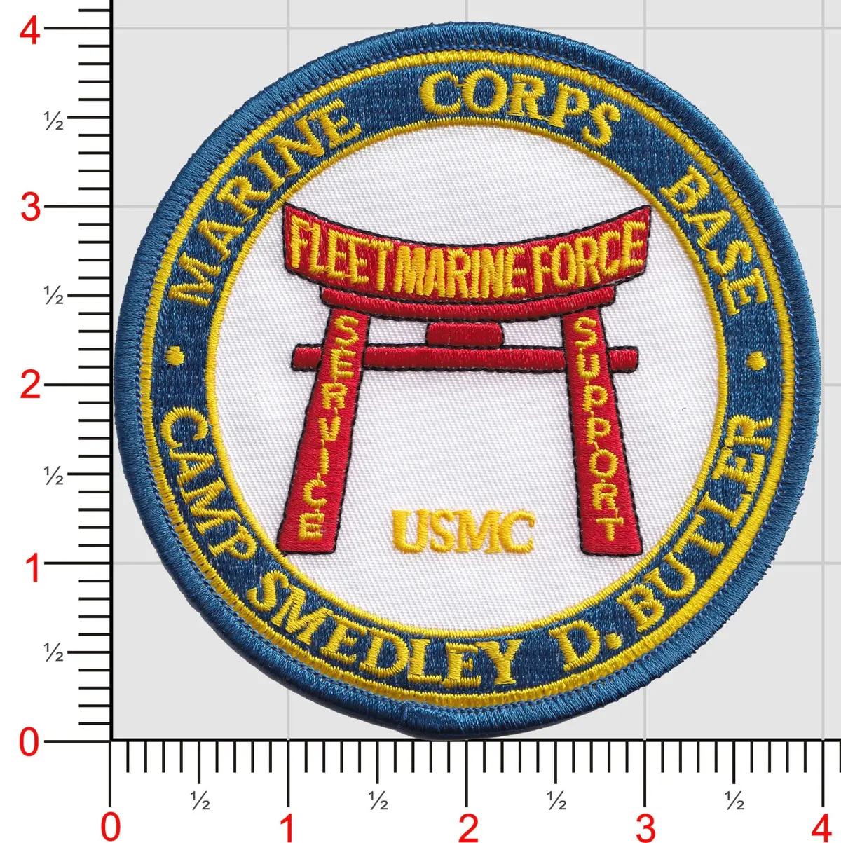 Officially Licensed Usmc Mcb Camp Butler Patch (B) 1