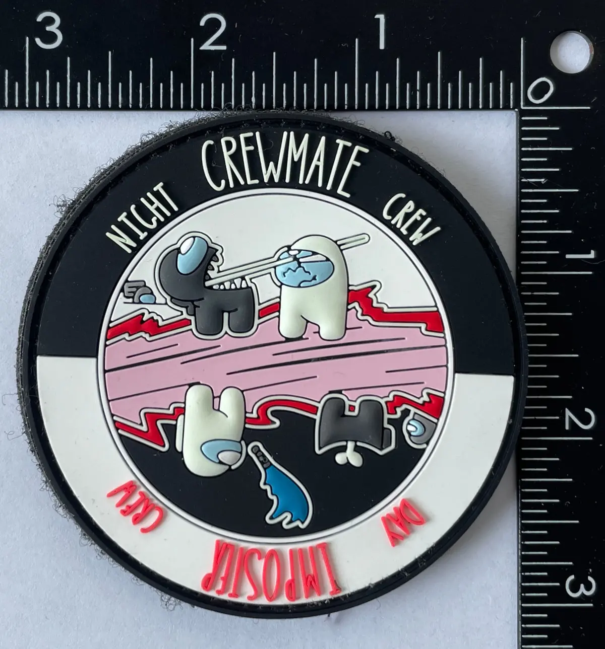 Day Crew/Night Crew Imposter Pvc Patches 1