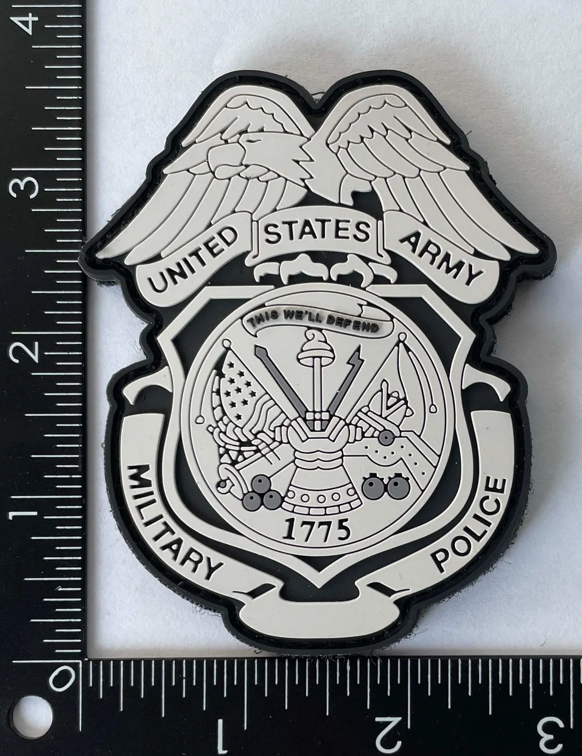 Official Us Army Military Police Pvc Patch 1