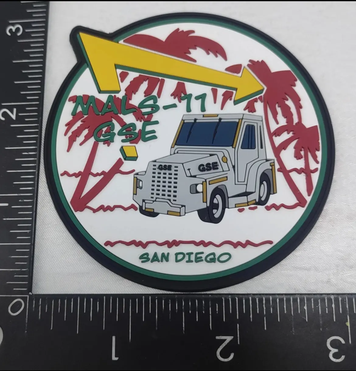 Official Mals-11 Devilfish Ground Support Equipment Gse Pvc Patch 1