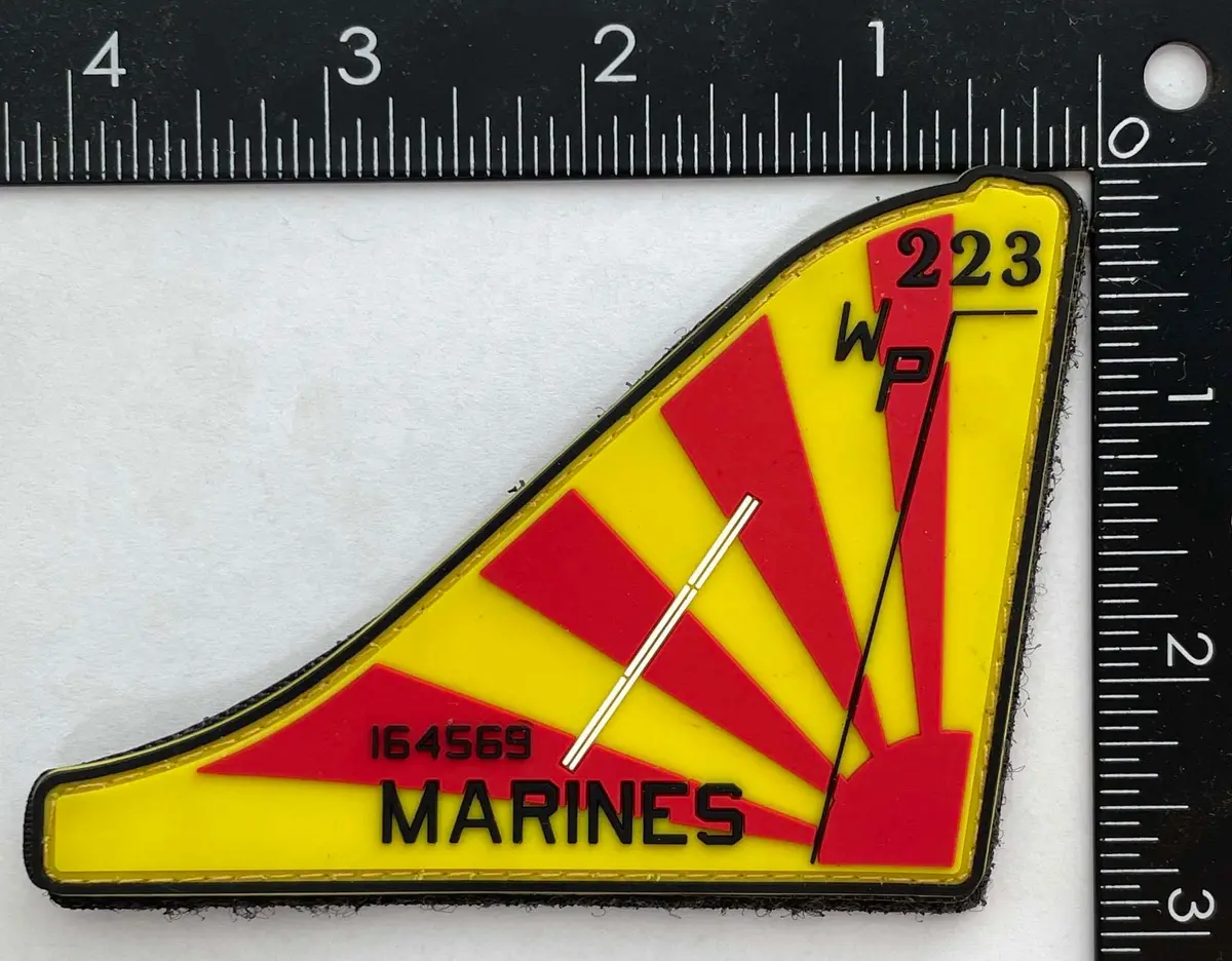 Official Vma-223 Bulldogs Pvc Tail Flash Patch 1