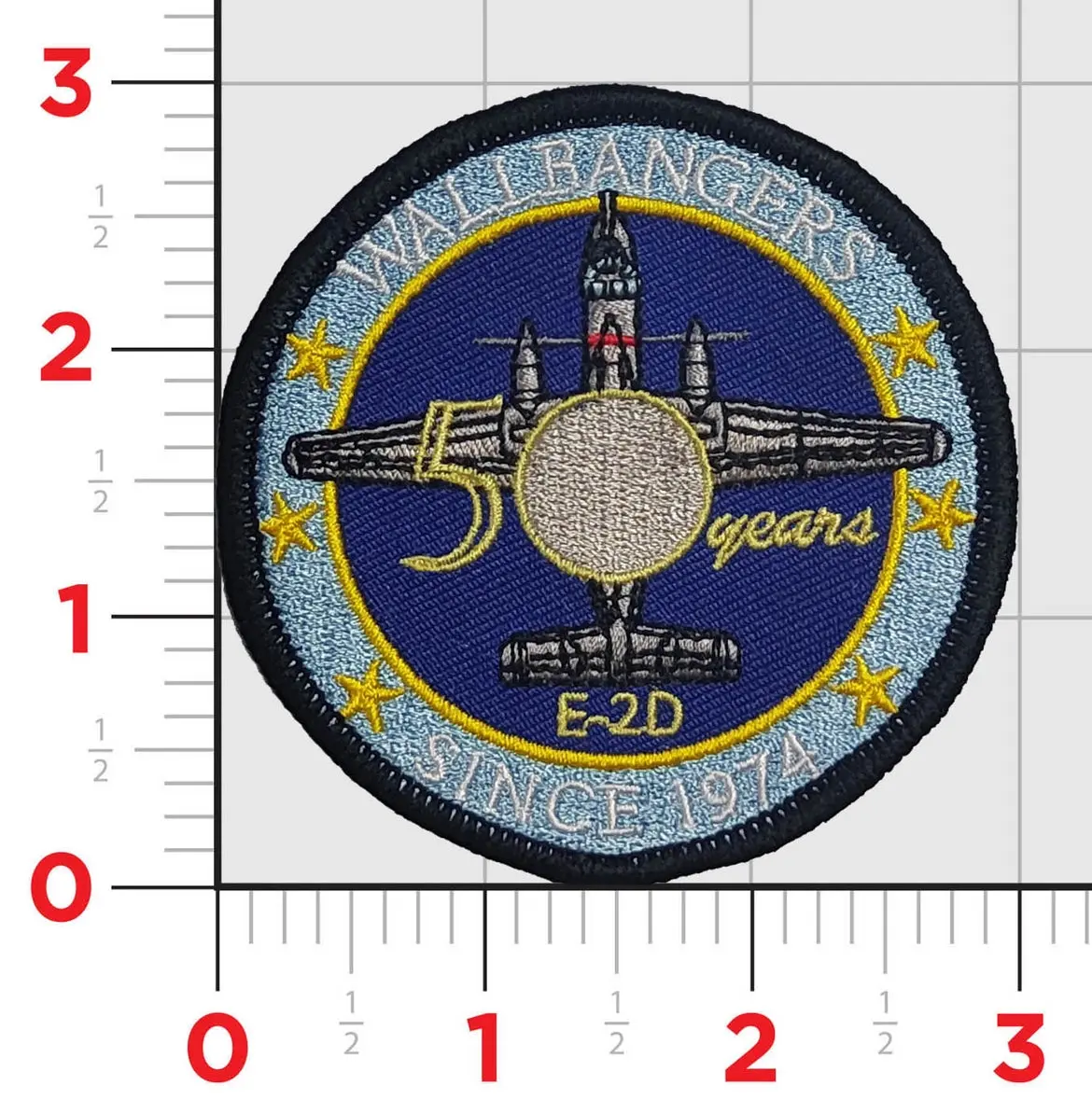 Official Vaw-117 Wallbangers 50Th Anniversary Shoulder Patch 1