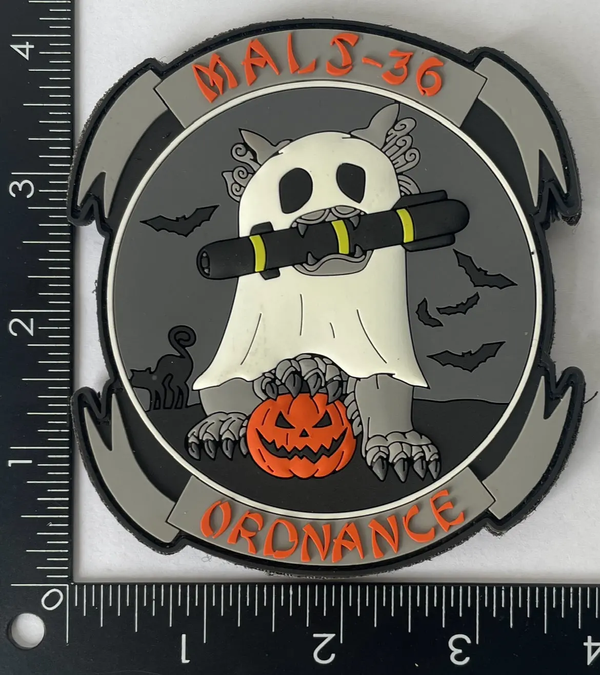 Official Mals-36 Ordnance Halloween Pvc Patch 1