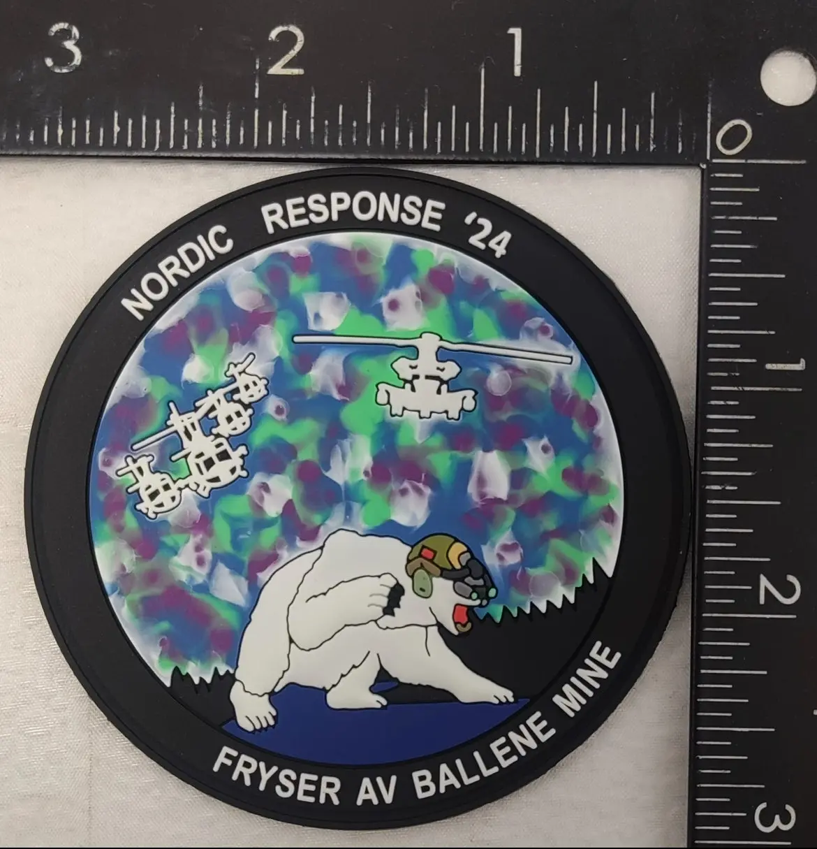 Official Nordic Response 24 Pvc Glow Patch 1