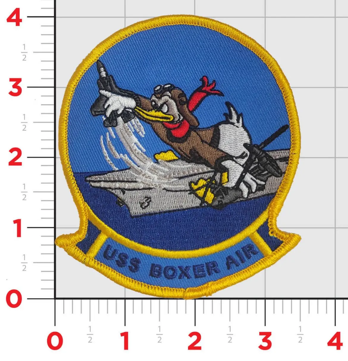 Official Uss Boxer Air Patch And Name Tags 1