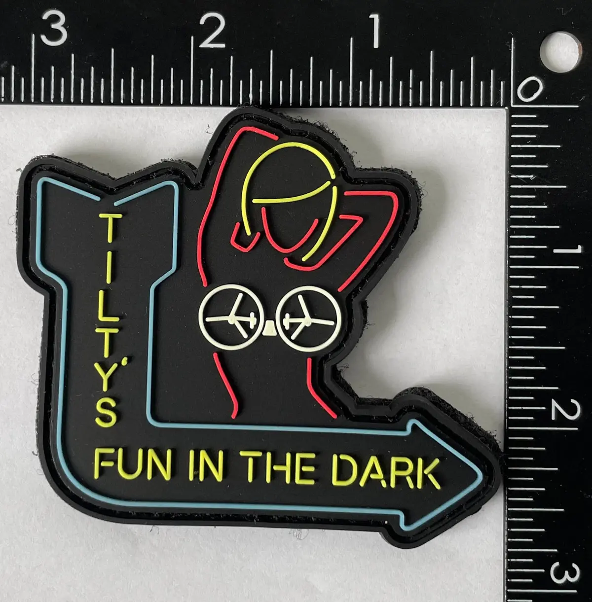 Tilty's V-22 Fun In The Dark Pvc Patch 1