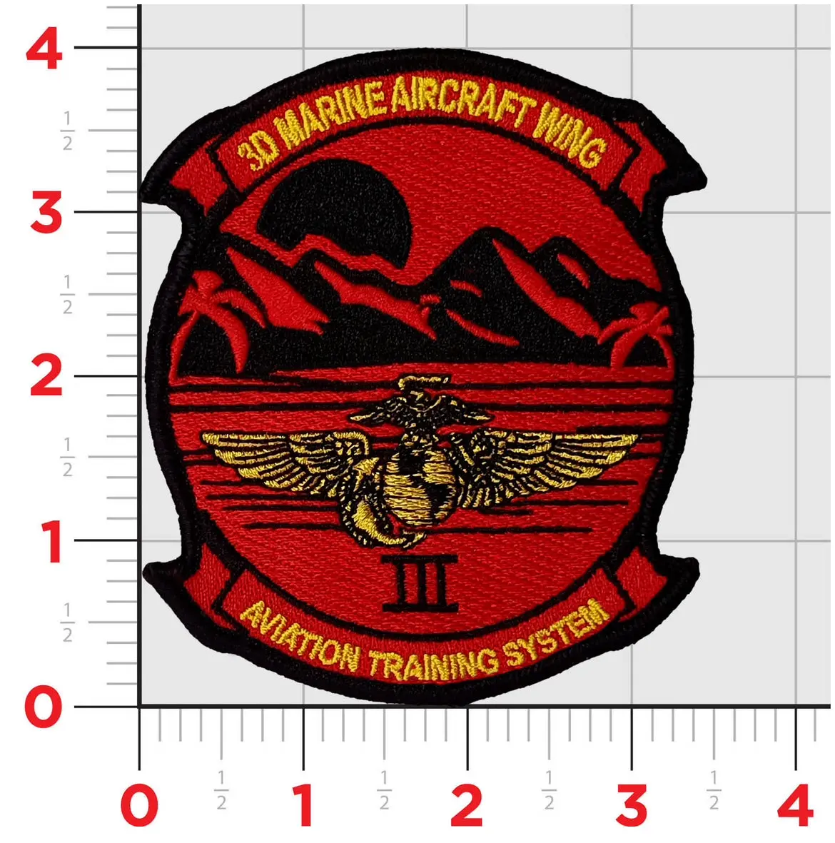 Official 3Rd Maw Marine Air Wing Training Systems Patch 1