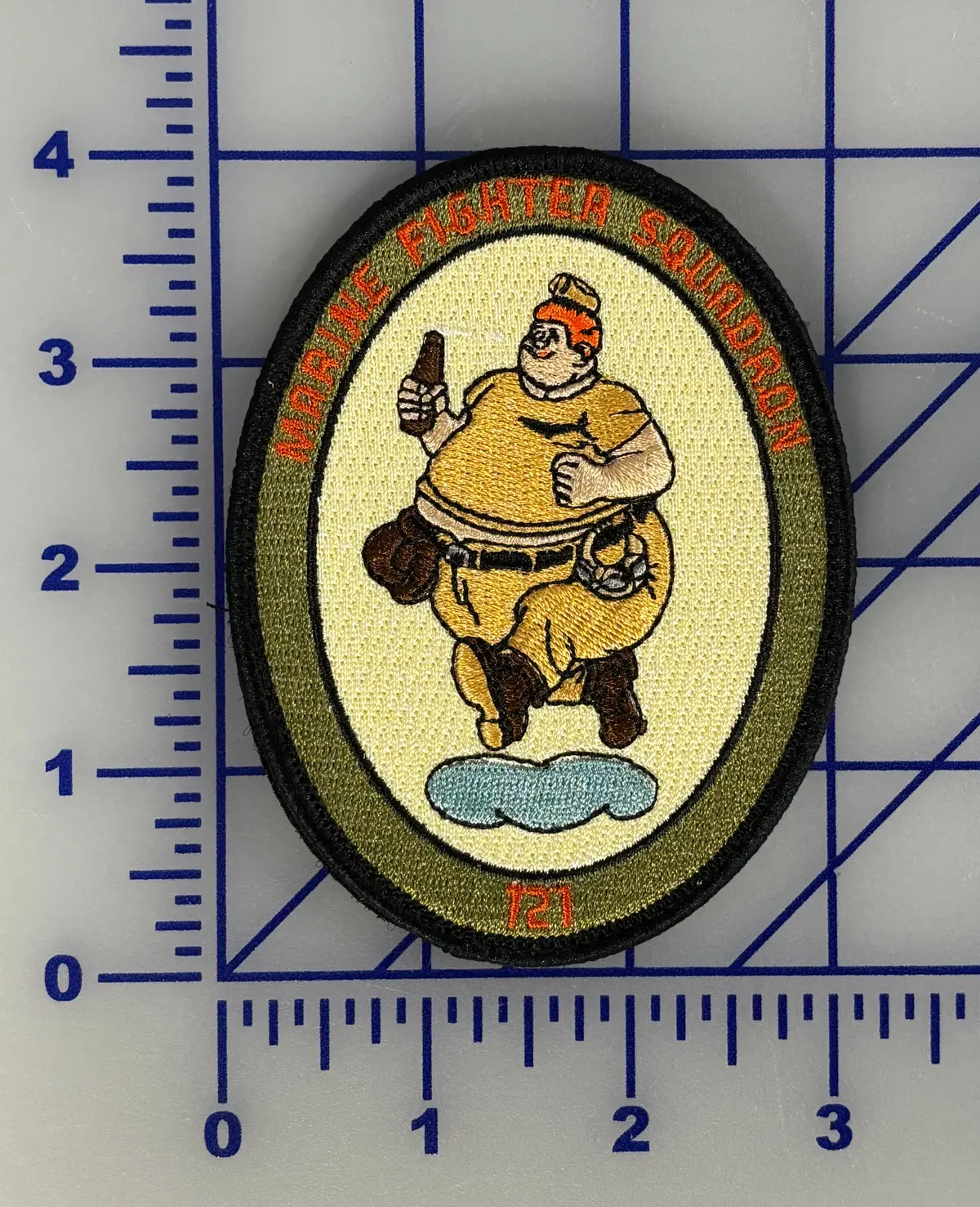 Official Vmf-121 Throwback Chest & Shoulder Patch 2