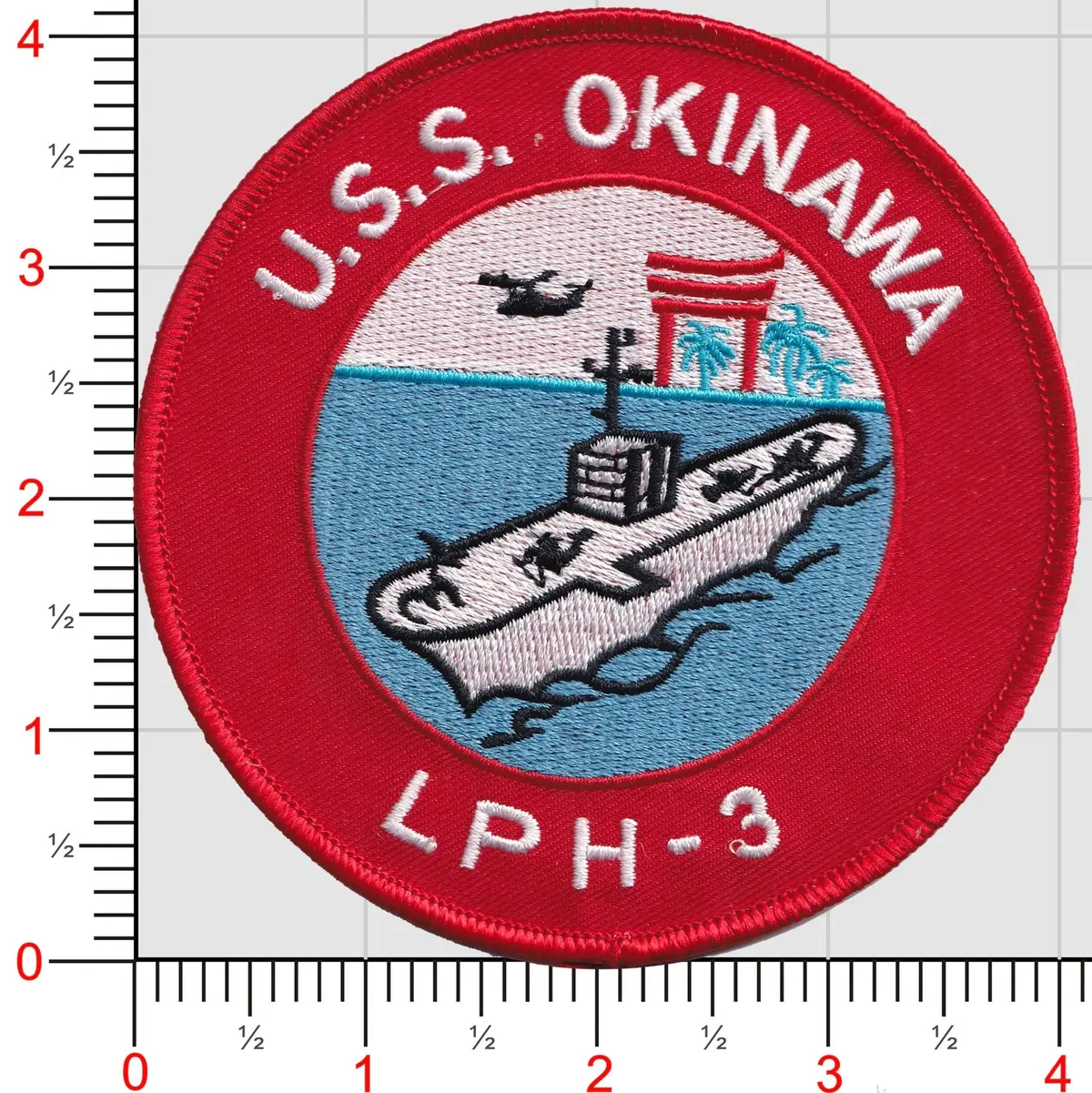 Uss Okinawa Lph-3 Patch 1